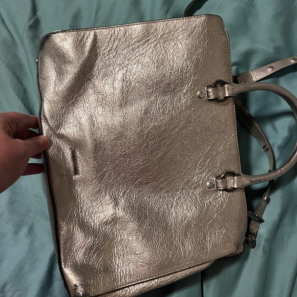 Rebecca Minkoff silver leather bag - Picture 3 of 7